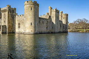 Bodiam castle amd moat